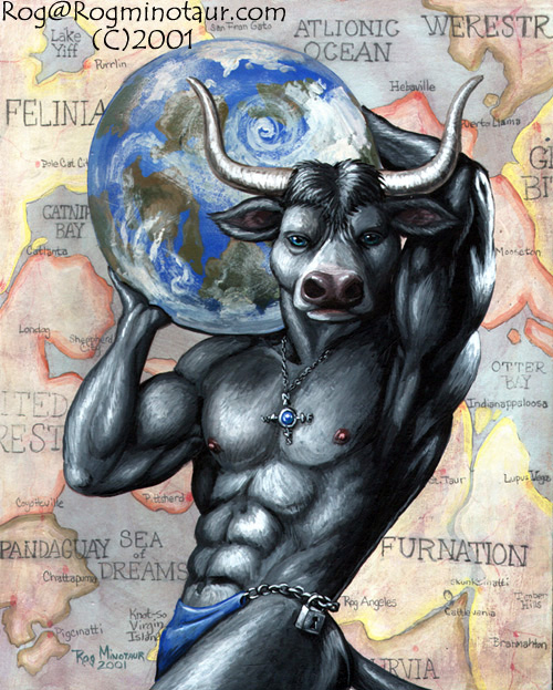 Minotaurs we hold up the furry community