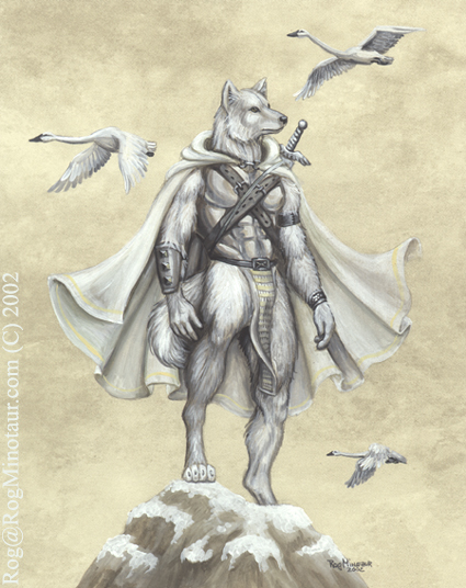 Searching and standing that's what wolves do best... Sniffing things also.