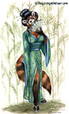A fresh breeze from the east. Her charms will get you to come to here.  But her personality will win you over.  Isn't that true Ed? OH jeesh Ed stop humping the bamboo....