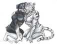 Furries don't let furries get away without a hug!