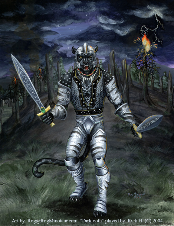Dirktooth Decat is ready to take on the rain!